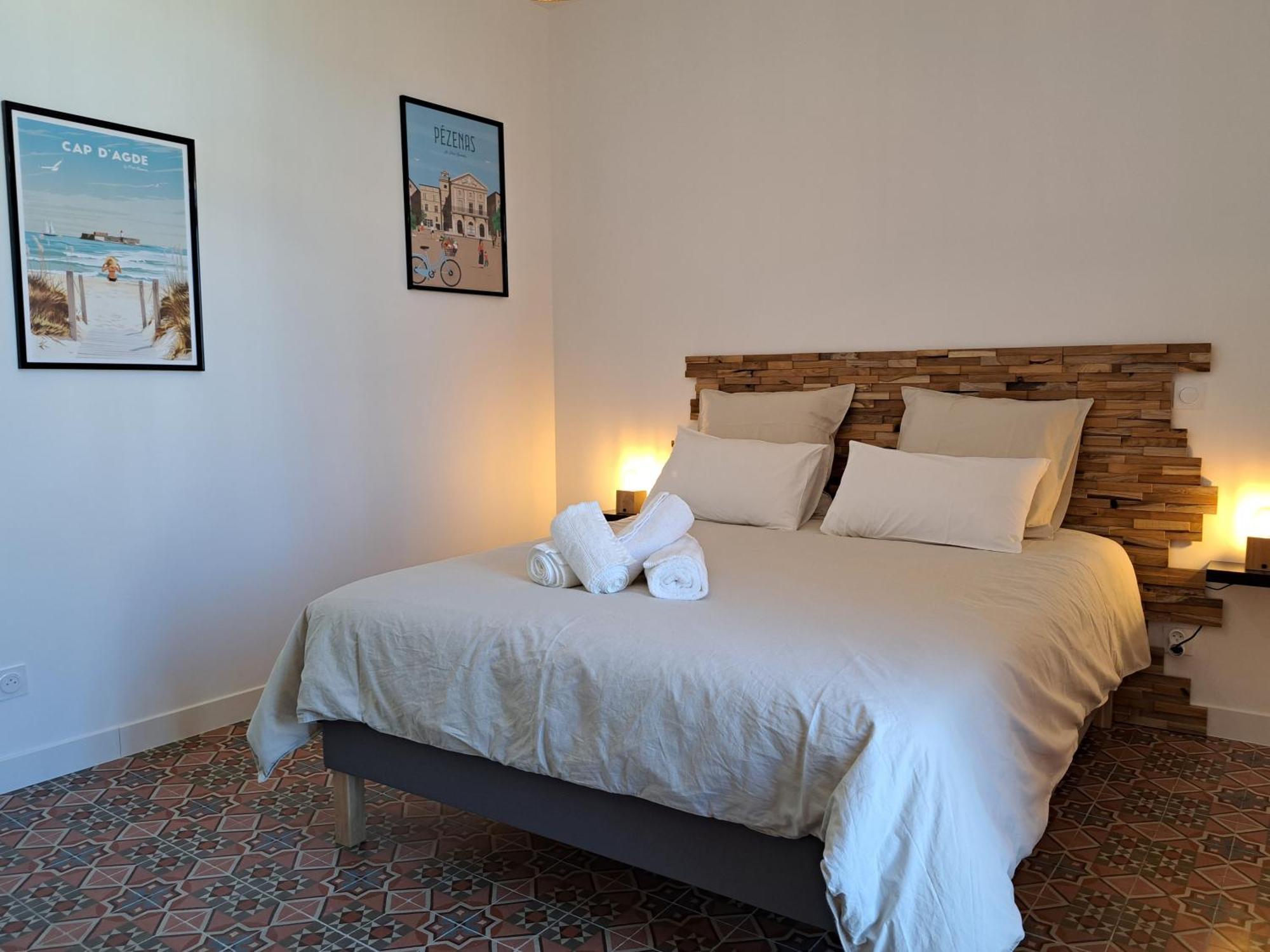 Les Gites De Monte Blanco Les Chambre D'Hotes Montblanc Bagian luar foto